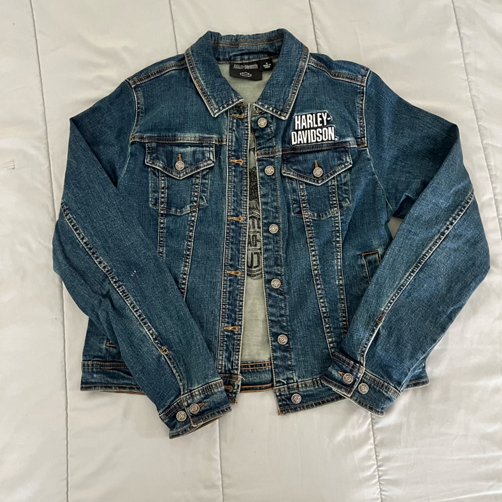 Harley-Davidson Women's Blue Jean Jacket